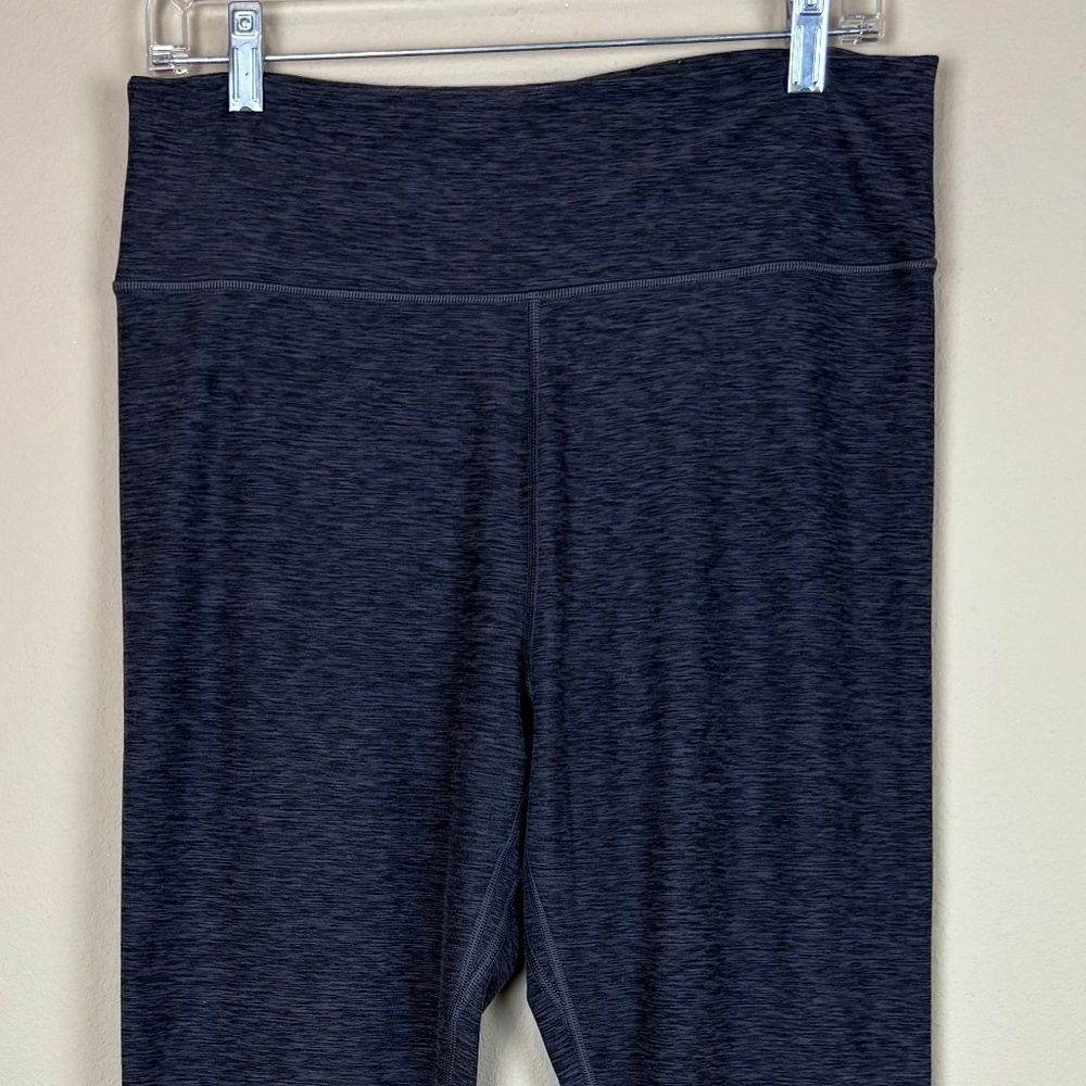 Victoria's Secret Purple/Gray High Rise Full Length Wide Waist Band Leggings